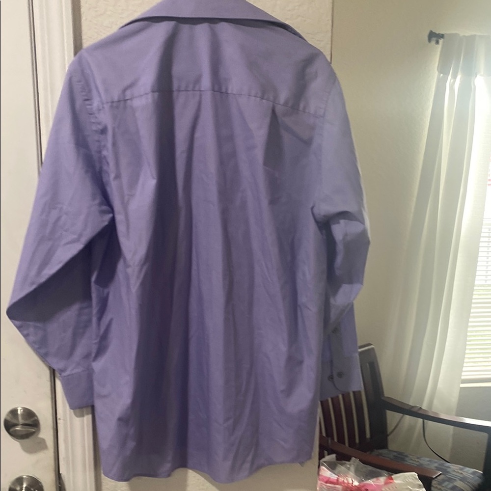 Geoffrey Beene Lavender Shirt - Picture 3 of 7